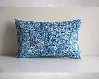 William Morris Lumbar Pillow Cover - Morris Floral Art Cushion Cover, Ancient Decor Lumbar Pillow Case gifts  20&quot;x12&quot; 12x16 / 50x30cm 45x30