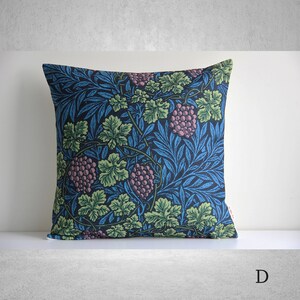 Classic William Morris Pattern Throw Pillow Cover Morris Art Cushion Cover, Old Fashion 18x18 45x45cm 20x20 Decorative Pillow Case gifts D