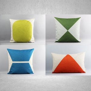 Minimalist Geometric decor cushion covers, decorative pillow cover, Geo Cotton/linen personalized decor pillow case