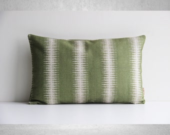 40x60 cm Velvet Ikat Pillow Cushion Cover Green Black Pillow Case 16"x24" 40x60 cm Velvet Ikat Pillow Cushion Cover Green Black Pillow Case 16"x24"
