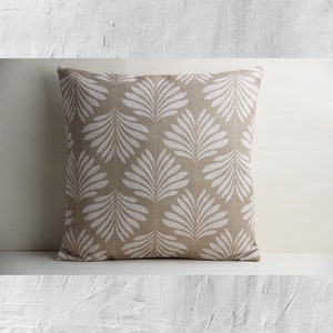 Housse de coussin décorative en forme de feuilles de palmier, taie d'oreiller tropicale, lin, coton, 45 x 45 cm, 18 x 18 pouces