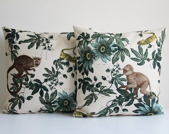 ,40cm 43cm Handmade Cheeky Monkey Parasol Filled  Cushion Bolster 50cm