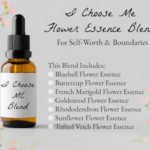 Self Care Flower Essence Blend | Flower Essence voor eigenwaarde en zelfrespect | Flower Essence voor grenzen | Flower Essence voor Empaten
