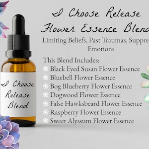 Subconscious Belief Flower Essence Blend | Flower Essence for Trauma | Flower Essence for Emotional Healing | Flower Essence for Release