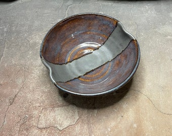 Handmade Pottery Ceramic Bowl for Dips, Soup, Fruit, Ice Cream, Snacks or Trinkets