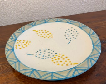 Handmade Pottery - Handmade Ceramic Small Plate for Snacks, Serving Dish, Salad Plate