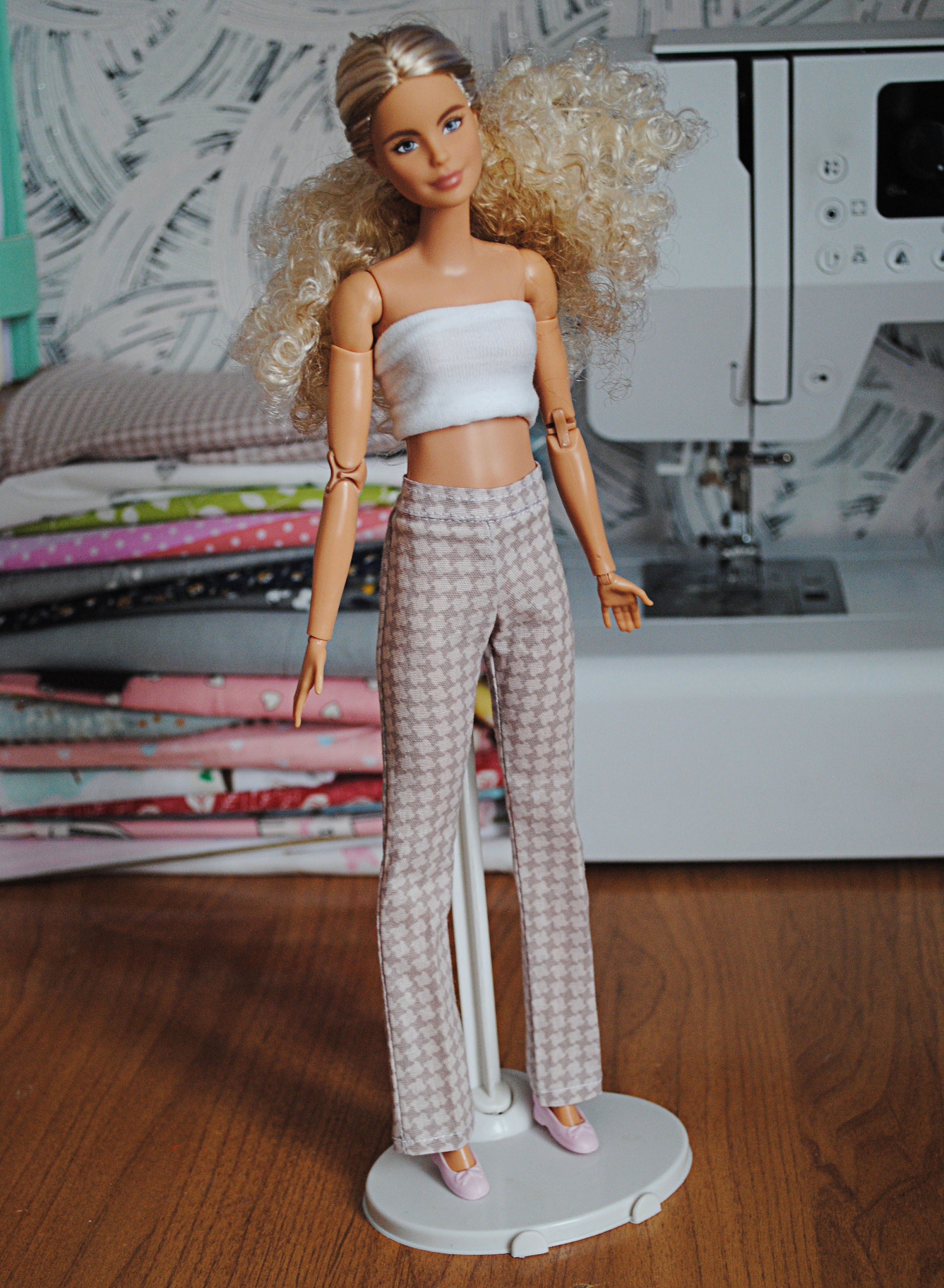 Barbie Pink Pants Barbie Doll Clothes Etsy