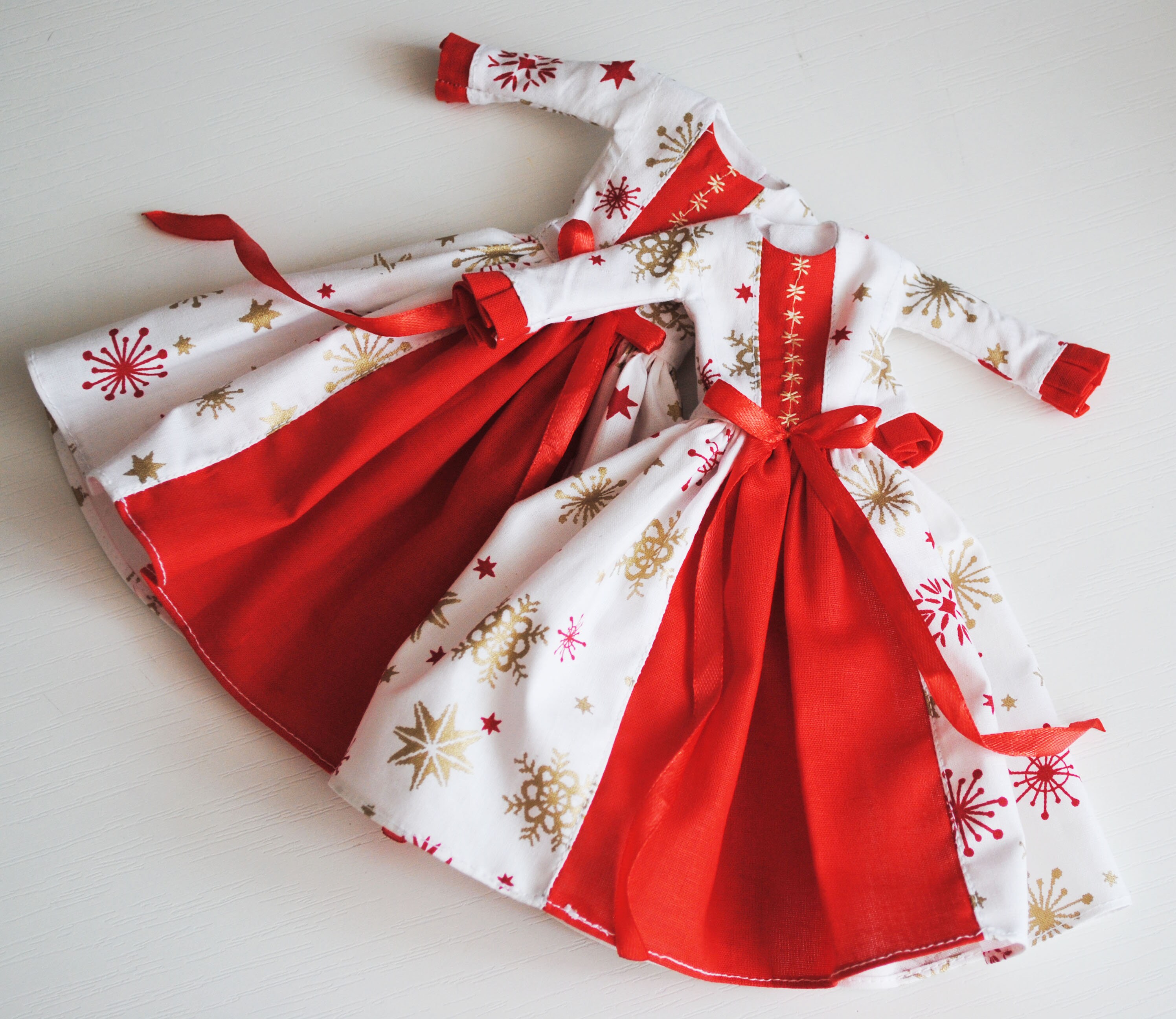 Barbie Doll Christmas Dress and Hat Barbie New Year | Etsy