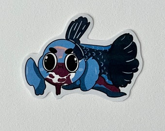 Freddie Sticker 3 Pack - Koi Betta Fish