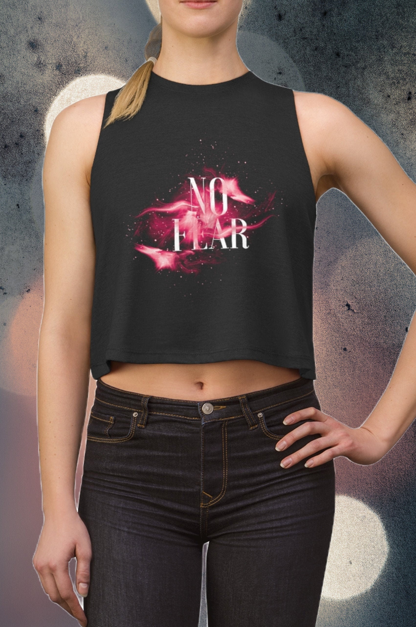 Women's Crop Top No Fear Yoga Studio Fitness Classes Gym - Etsy