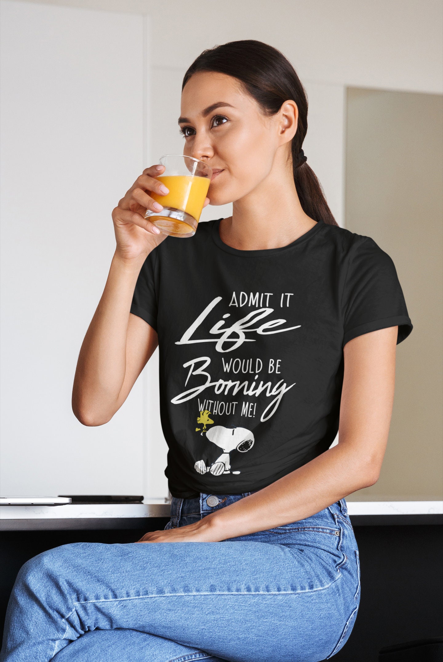 Discover Vintage Snoopy Fabric T-Shirt