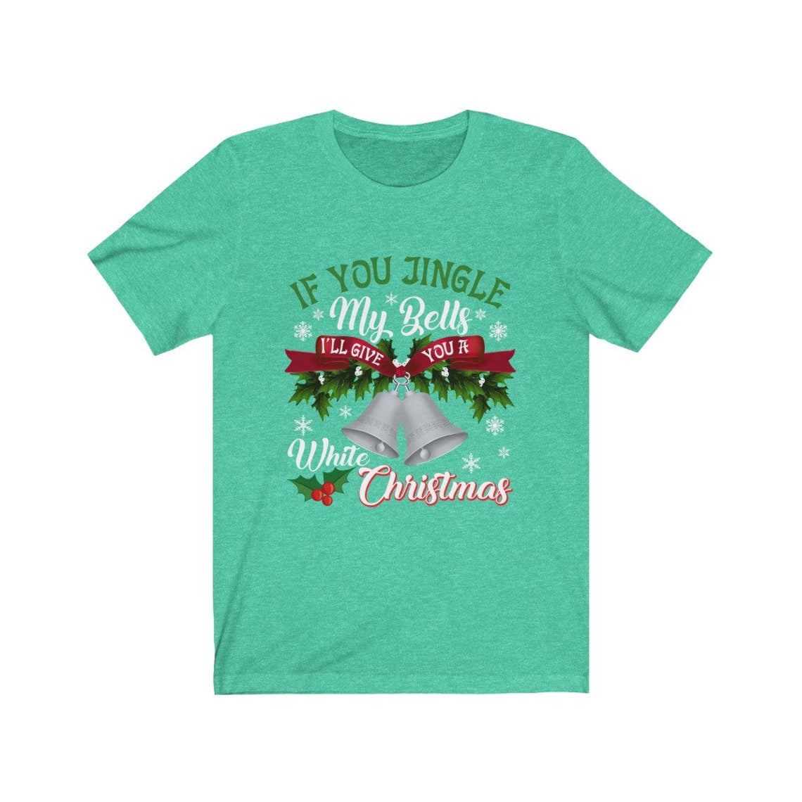 Jingle Bells White Christmas Xmas Gifts Christmas Party Jingle Etsy