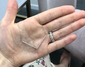 Diamond Thin V Necklace