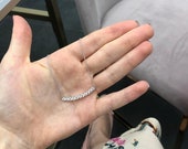 Round Diamond Bar Necklace