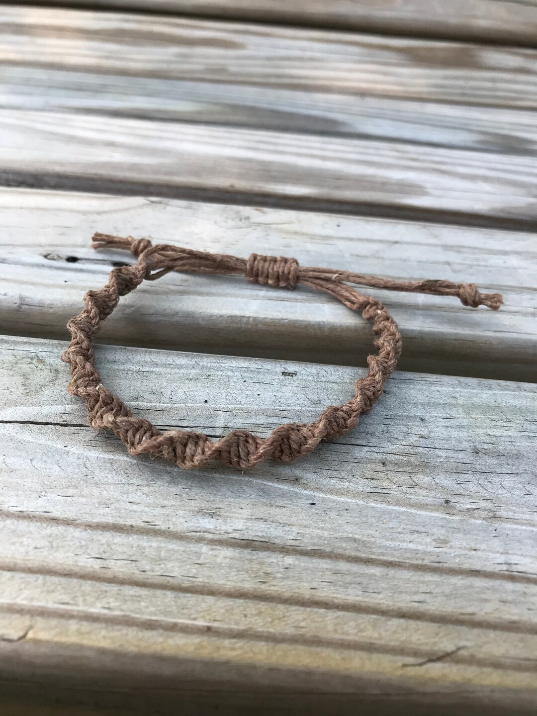 Spiral hemp bracelet Clearance