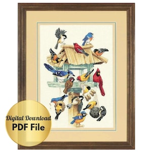Cross Stitch Pattern - Banquet Frenzy - Counted Cross Stitch/PDF File/Instant Download
