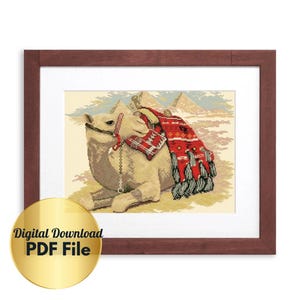 Cross Stitch Pattern - Camel - Counted Cross Stitch / Digital File / Instant Download / PDF File