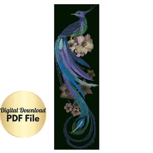 Enchanting Bird -Counted Cross Stitch/Digital File/Instant Download/PDF File