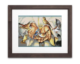 Holy In His Hands -Counted Cross Stitch/PDF File/Instant Download