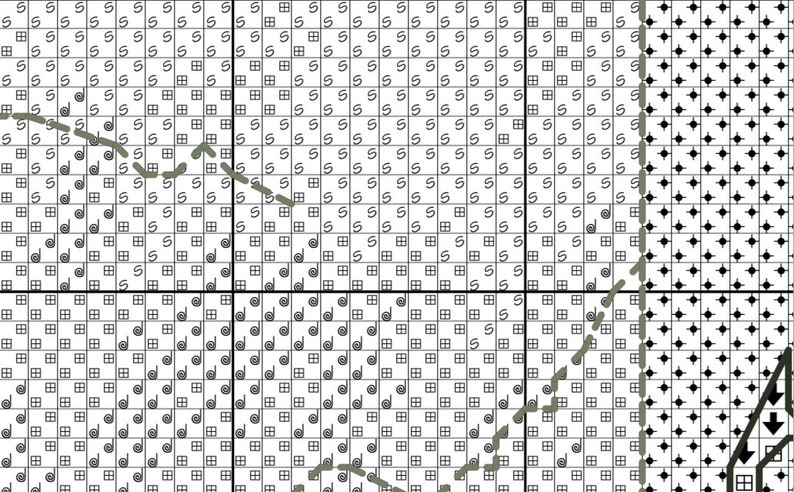Italian Cafe Counted Cross StitchDigital FileInstant DownloadPDF File