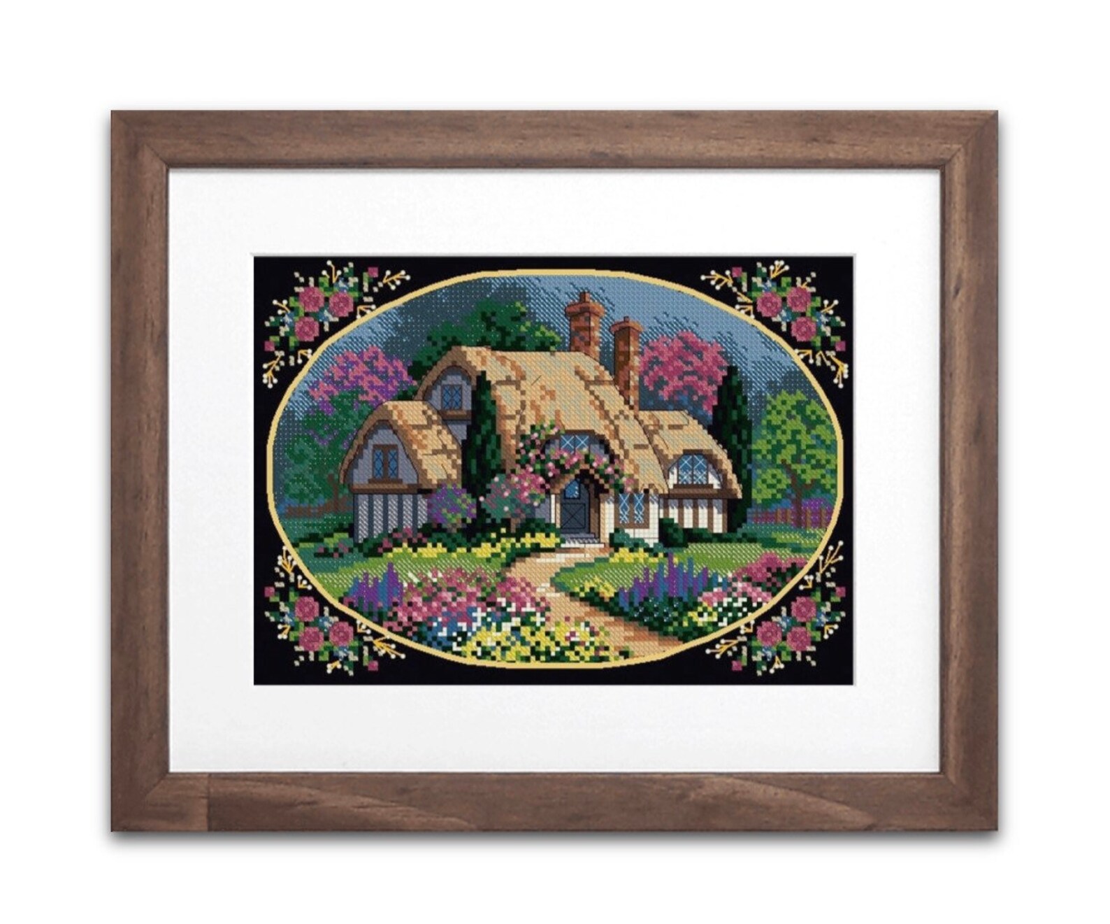 My Lovely Cottage Counted Cross Stitch/PDF File/Instant Etsy