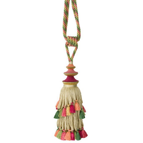 4 Colors Brunschwig Fils Pagoda Soie Silk Color Bloom Curtain Tieback