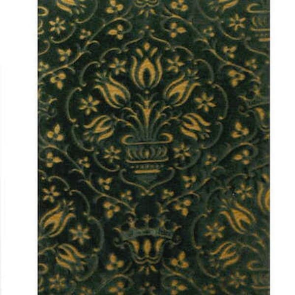 Lee Jofa Cosimo Italian Cut Velvet Tulips - Emerald Green