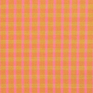 Lee Jofa Braemar Plaid Curry Orange Pink Heavy Duty Cotton Upholstery Drapery Fabric