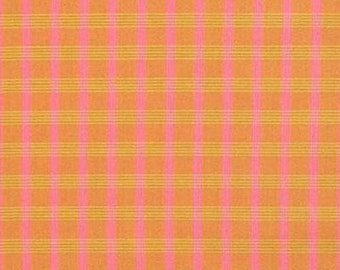 Lee Jofa Braemar Plaid Curry Orange Pink Heavy Duty Cotton Upholstery Drapery Fabric