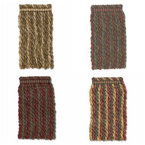 4 Farben - Lee Jofa 100% Wolle Cumbrian 21cm Bullion Fransenborte Passementerie
