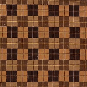 2 Colors - Lee Jofa Newport Silk Velvet Plaid Sable Brown Ruby Mink Upholstery Fabric