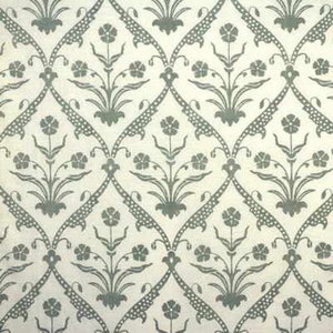 Groundworks Angelica Trellis 100% Linen Flock David Hicks
