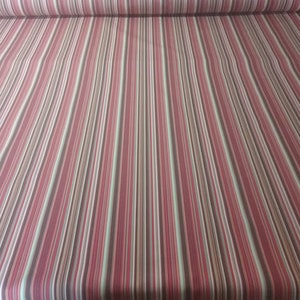 Lee Jofa Vintage Small Stripe Cotton Cherry Red