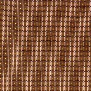 Lee Jofa Claire Check Sepia Brown White Weave France Upholstery Drapery Fabric