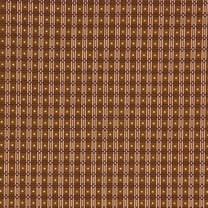 Lee Jofa Claire Karo Sepia Braun Weiß Weave Frankreich Polsterstoff Vorhangstoff