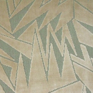 4 Colors - Brunschwig & Fils Art Deco Angles Figured Velvet 100% Cotton Upholstery Fabric