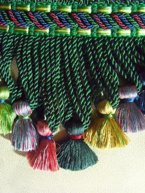Tassels and Fabric Trim stock photo. Image of isolated - 50445922