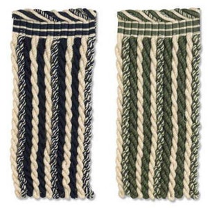 2 Farben - Lee Jofa Cantal Kollektion 21 cm Bullion Fringe Viskose Posamenten Borte