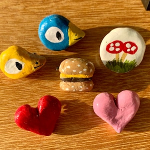 Handmade Clay Pins