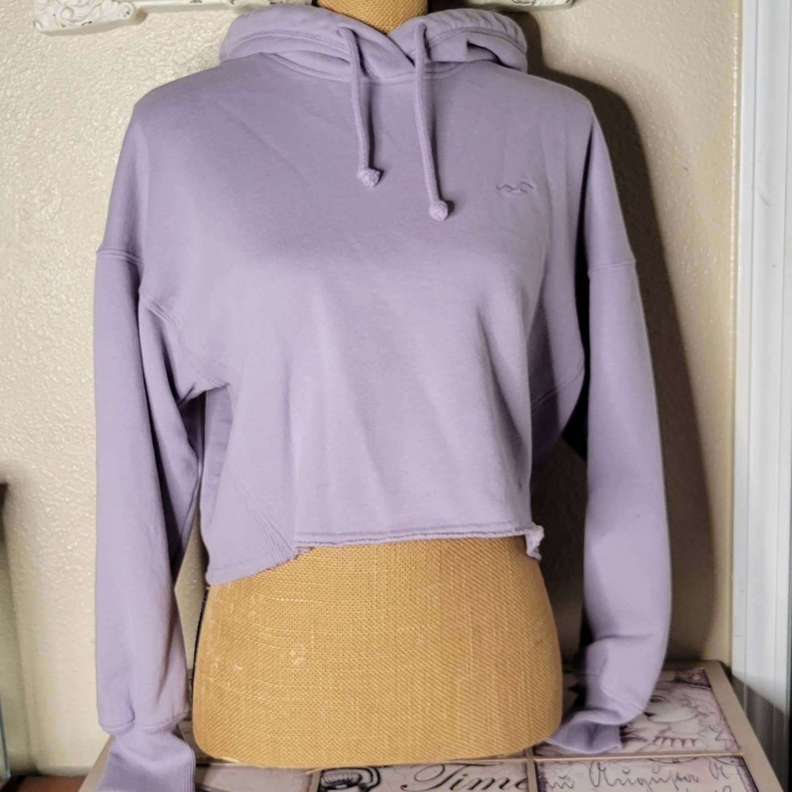 Hollister Light Purple Cropped Soft 
