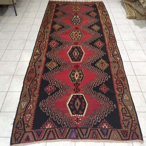 Malatya Kilim Rug, 5,58 X 13,22 feet, Turkish Rug, Kilim Rug, Kelim Teppich, Nomadic kilim, Carpet Rug, Vintage Kilim