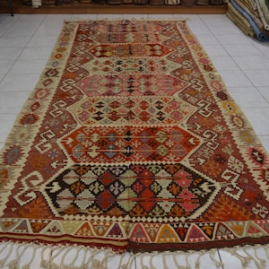 Antique Kilim Rug, 4,92 X 10,70 feet, Turkish Rug, Kilim Rug, Kelim Teppich, Nomadic kilim, Carpet Rug, Vintage Kilim Rug