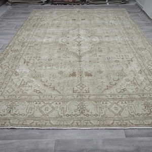 300x300 Vintage Teppich 300x3000, Handgeknüpfter Teppich, Handgeknüpfter Teppich, Wollteppich, Wohnzimmerteppich, Handgeknüpfter Teppich