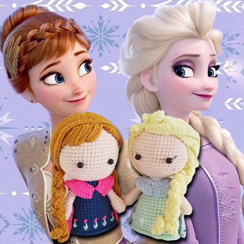 Elsa and Anna Frozen Dolls