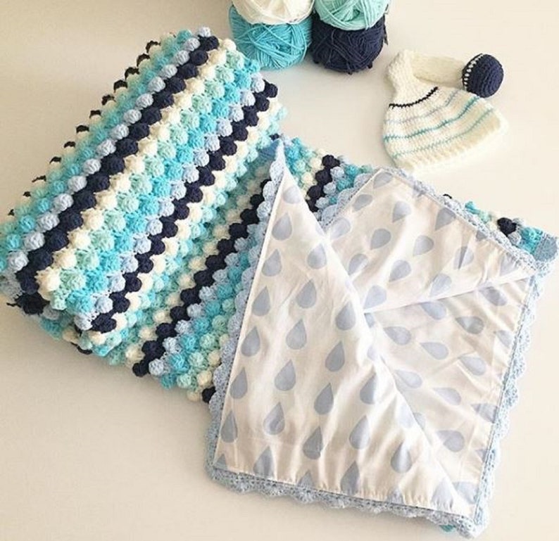 Hand knitted baby blanket baby blanket Knitted newborn Etsy