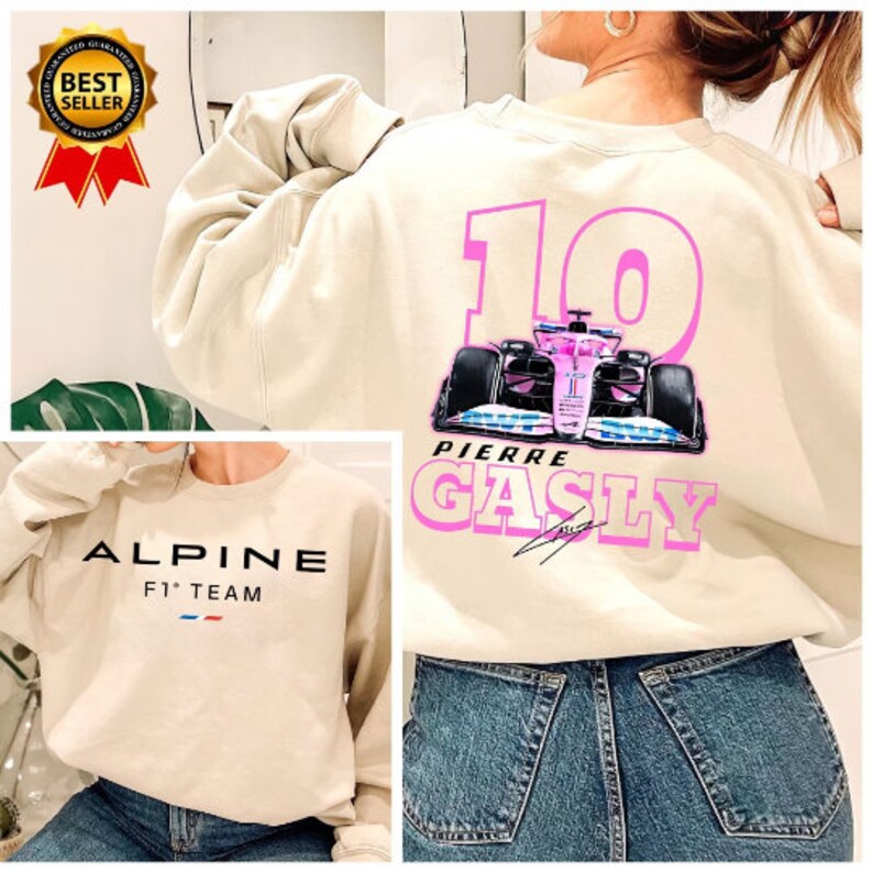 Chemise Pierre Gasly, Sweat Pierre Gasly, Sweat Pierre Gasly Formule 1