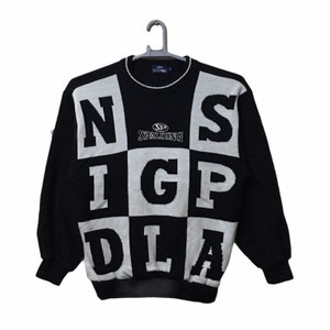 Vintage SPALDING Knitted sweatshirt large size