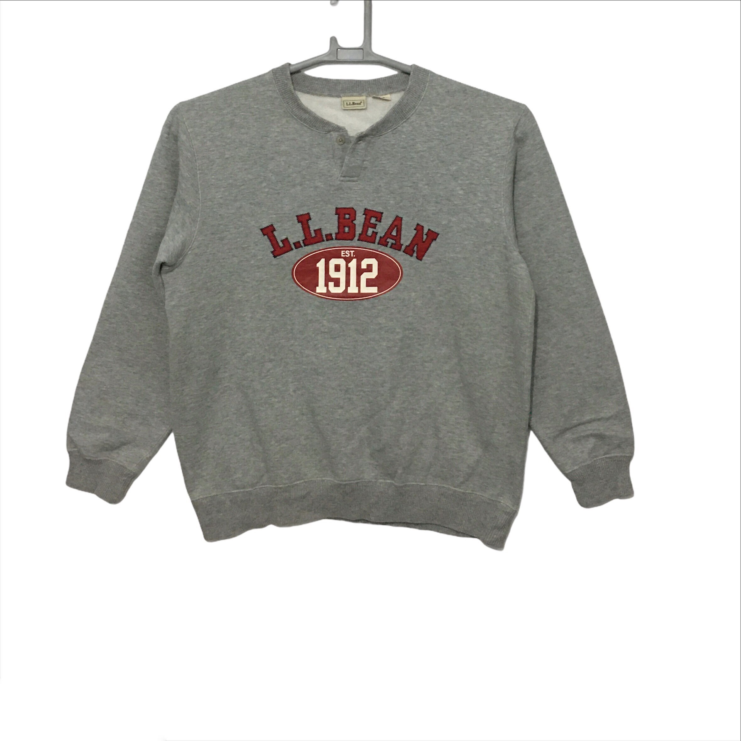 Vintage LL Bean Half button sweatshirt
