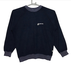 Vintage Hang Ten Small logo Sweatshirt medium size navy blue colour surfing surf Hawaii