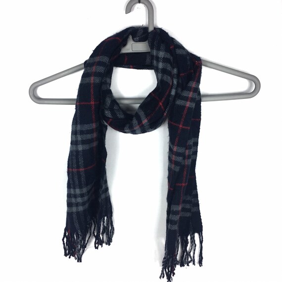 Burberry マフラー 100%ラムウール BURBERRYS バーバリーズ LAMBSWOOL 100% ラムウール マフラー グレー